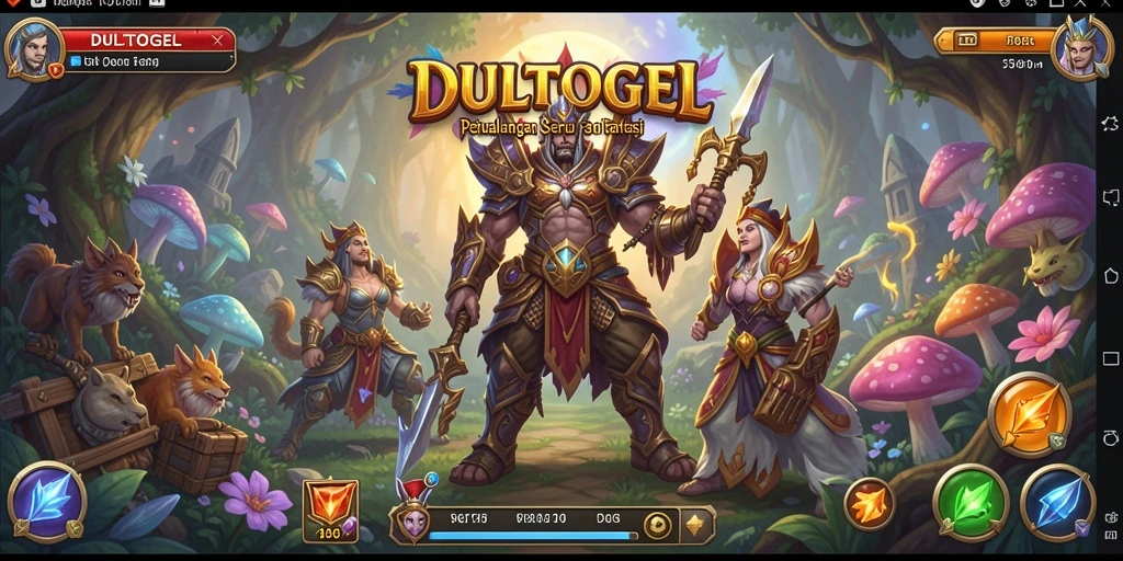 Tampilan gameplay DULTOGEL yang menakjubkan dan penuh aksi petualangan.