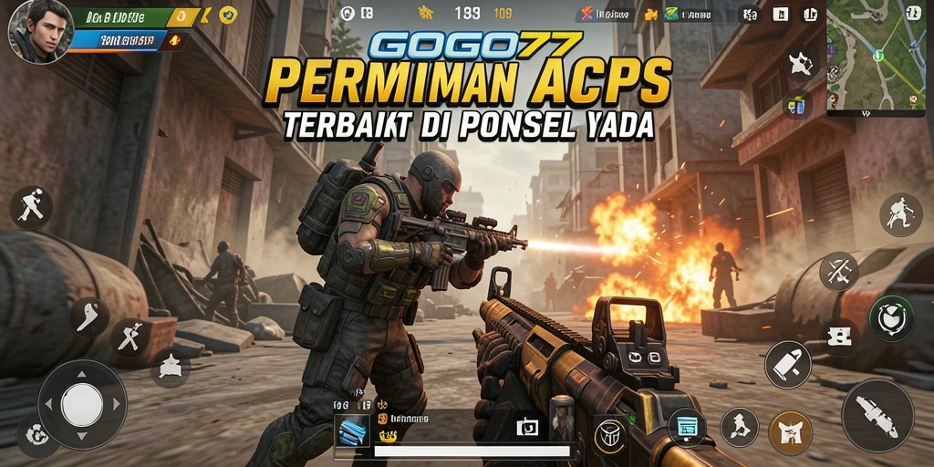Tangkapan layar gameplay GOGO77 yang mendebarkan dari aksi TPS.