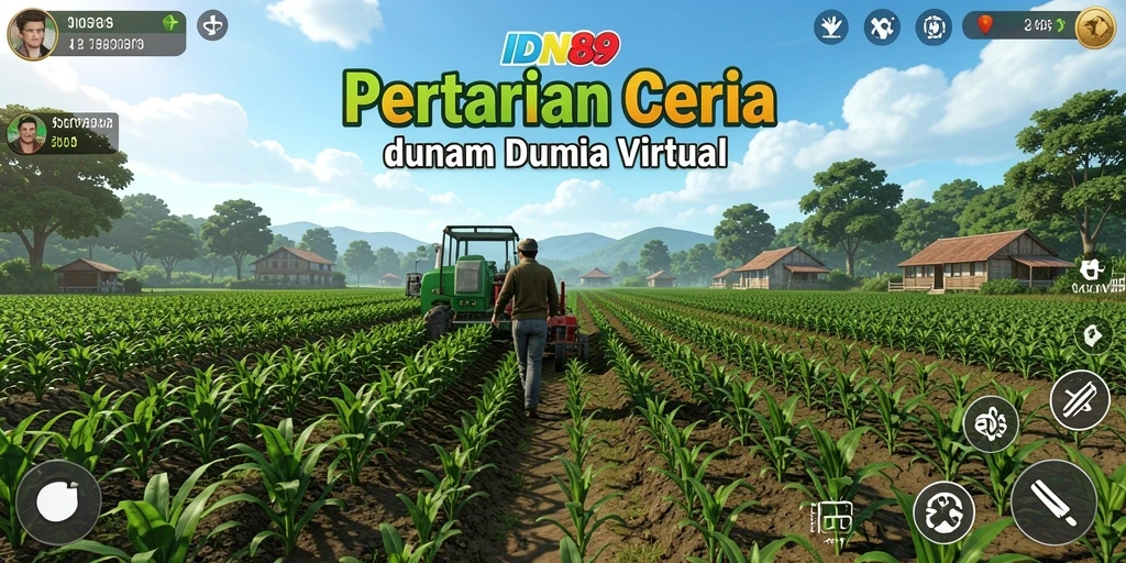 Tampilan indah dari gameplay Farming yang mengasyikkan.