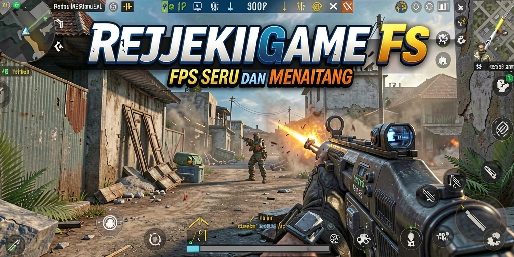 Tangkapan layar utama dari gameplay menegangkan REJEKIGAMES.