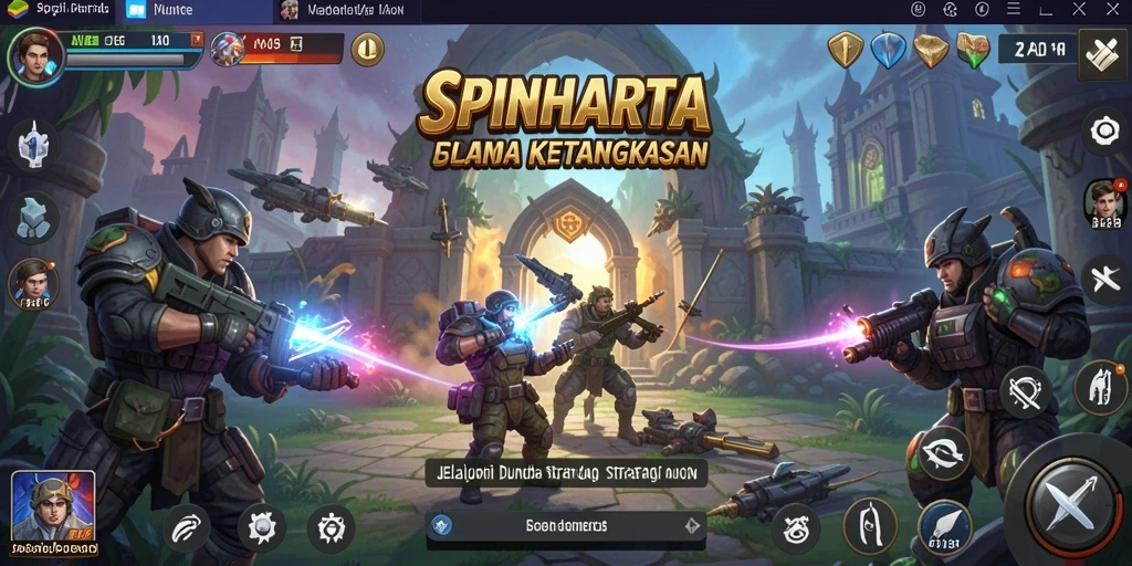 Tampilan gameplay menarik dari SPINHARTA yang penuh strategi.